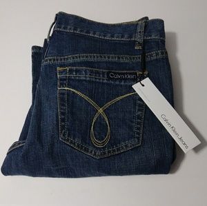 Calvin Klein bootcut blue jeans women's size 27/4